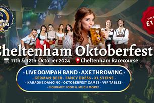 Cheltenham Oktoberfest poster