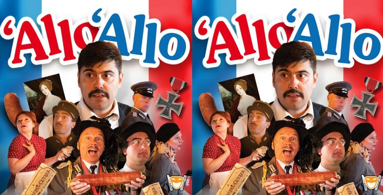 The cast of Allo Allo interactive dinner show