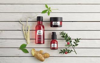 Selection of Body Shop products
