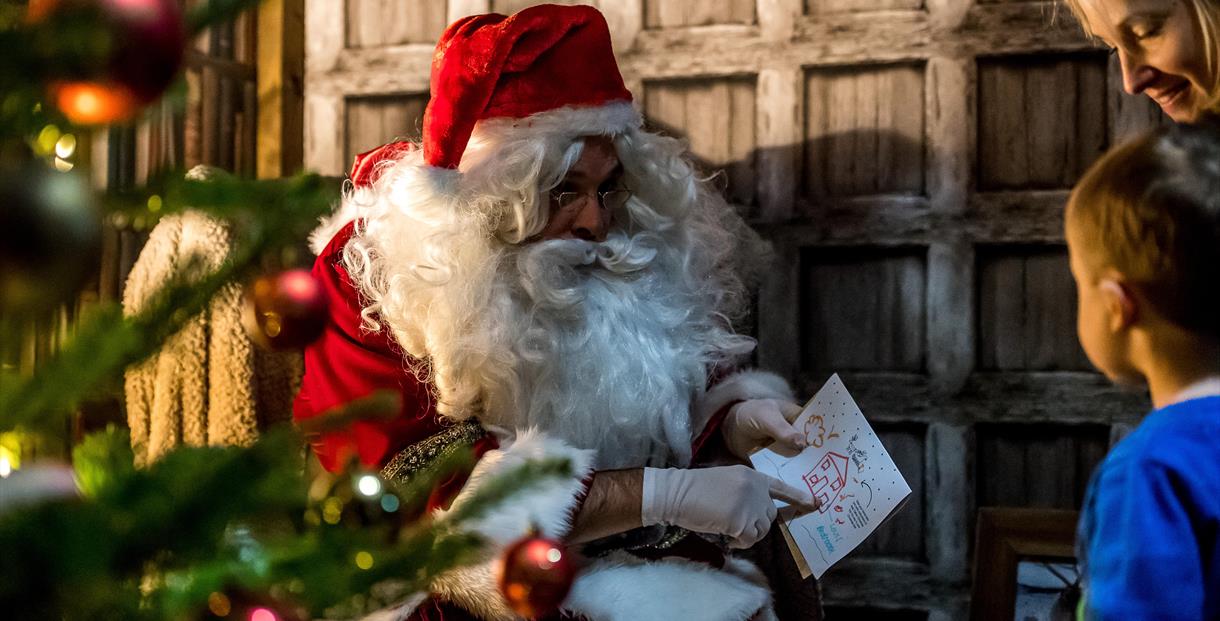 Father Christmas at Cotswolf Farm Park