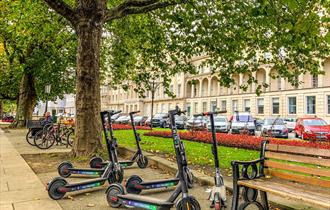 Electric scooters, Zwings, The Promenade Cheltenham