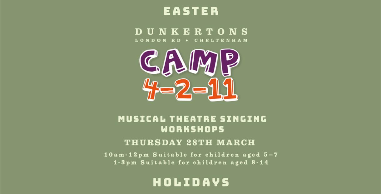 Musical Theatre Singing Workshops with Camp 4-2-11