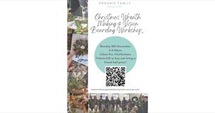 Christmas wreath workshop with QR code