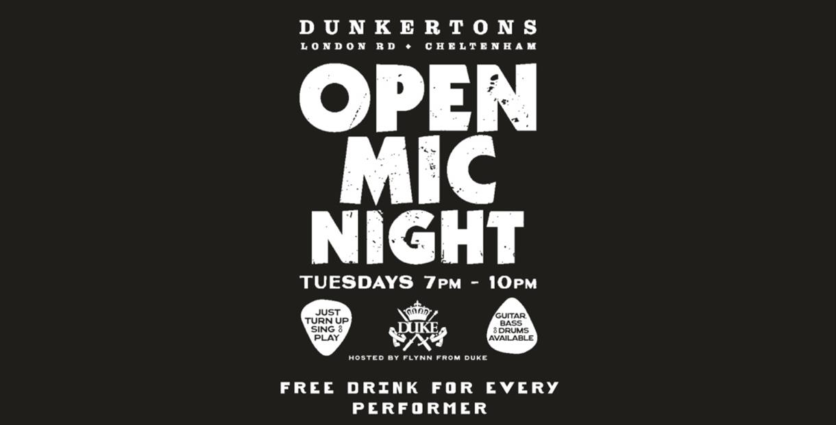 Open Mic Night x Dunkertons