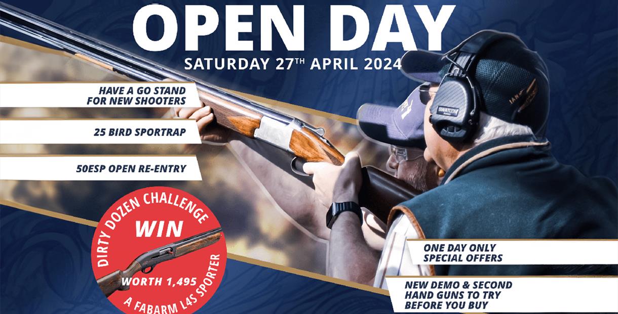 An advert for Ian Coley Sporting open day