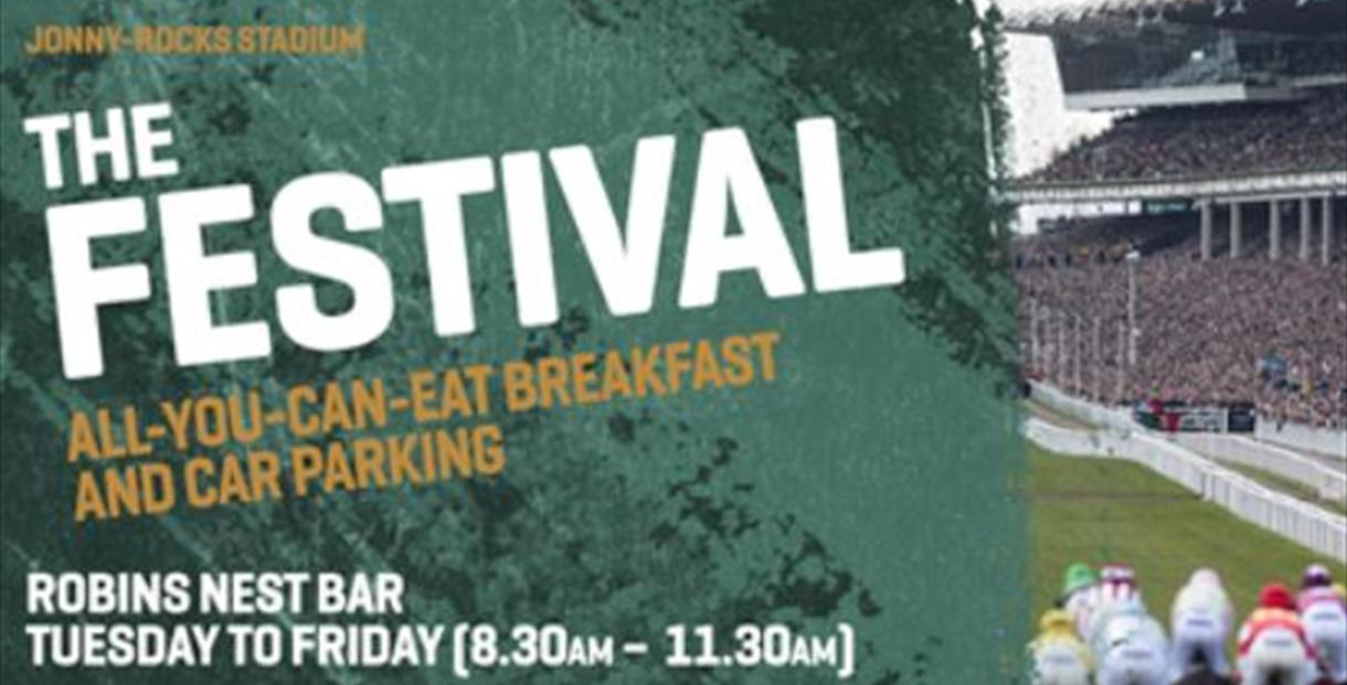 All you can eat breakfast & free car parking during Race Week at Jonny-Rocks Stadium