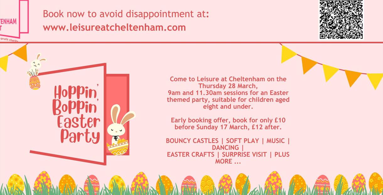 Hoppin’ Boppin’ Easter party sessions with event details