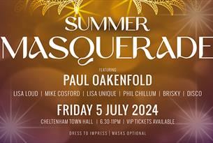 Summer Masquerade with Paul Oakenfold event poster