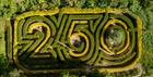 Painswick Rococo Garden - an aerial view of the maze