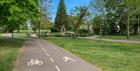 Sandford Park bike paths Cheltenham