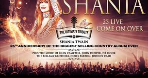 Shania Twain tribute band cover graphic