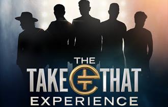 A sillhouette of the Take That Experience tribute band