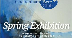 Cheltenham Art Club Spring Exhibition 2024 poster