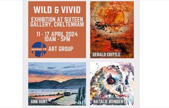 Wild & Vivid exhibition by Junction 12 Art Group