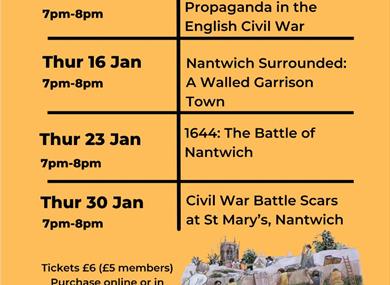 Nantwich Museum,Talks,Battle of Nantwich