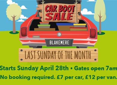 Car boot sale at Blakemere village