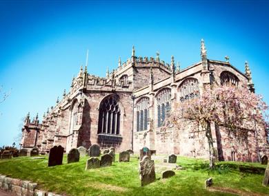 St Oswald's, Malpas. Photo credit: Tico24