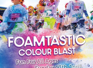 Fun run,Chester Racecourse,Foamtastic,colour blast,family fun,all ages