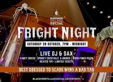 Blakemere village fright night poster