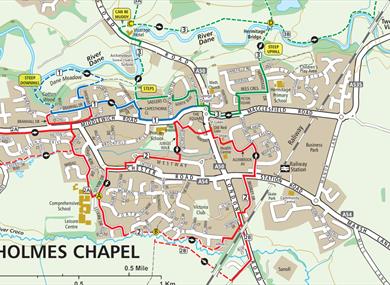 Easy Walks around Holmes Chapel - Route 1