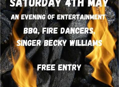 fire dancers,bbq,family event,singer,travellers rest
