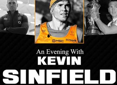 an evening with Kevin Sinfield at Parr hall