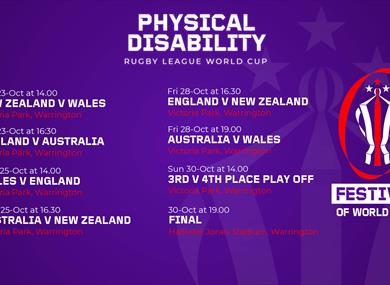 RLWC - Physical Disability Rugby League (PDRL) Showcase