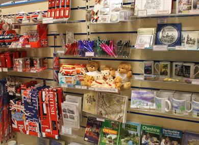Souvenirs and gifts at Congleton Tourist Information Centre