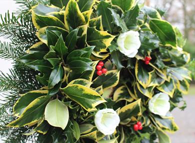 Christmas Wreath Making Course with Arley’s Head Gardener