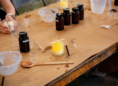 candle Making workshop,Hawarden Estate Farm Shop