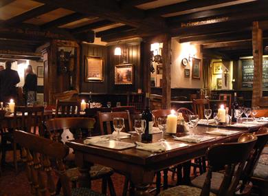 interior of the chelford arms