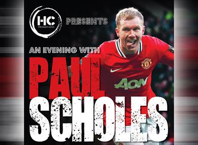 Paul Scholes,Talk,theatre,Parr Hall