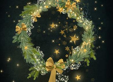 christmas wreath making,workshop,crafting