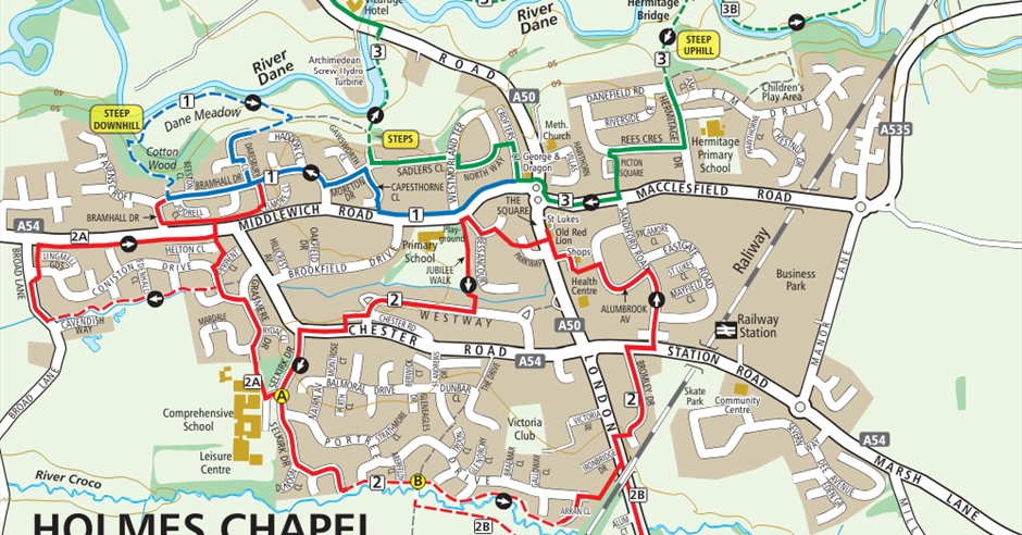 Easy Walks around Holmes Chapel - Route 2 - Visit Cheshire