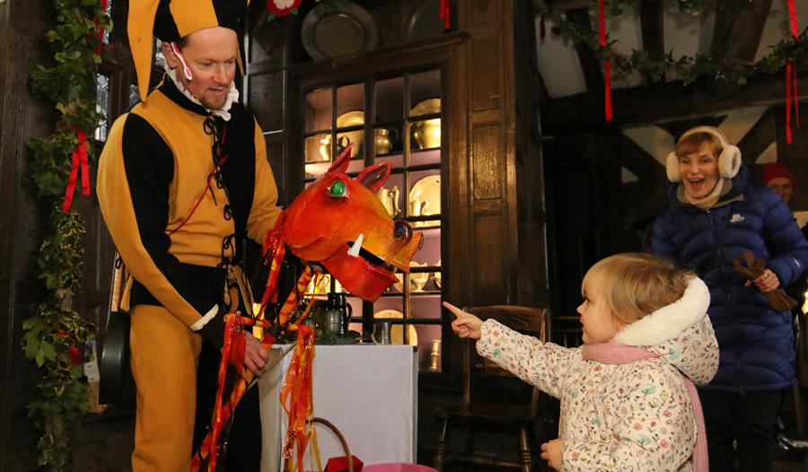 Deck the halls,Little Moreton Hall,Christmas,festive