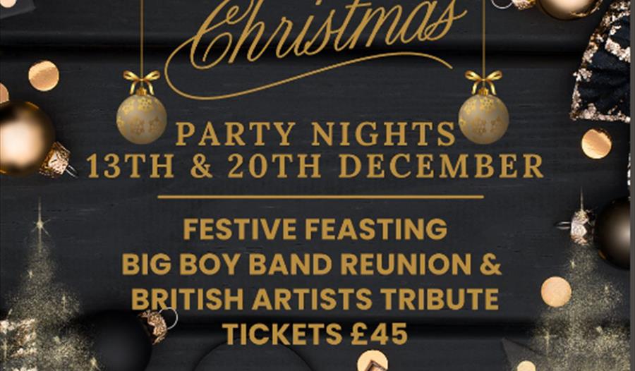 Christmas party night,The Chester Fields,Boy Band reunion,tribute,festive season