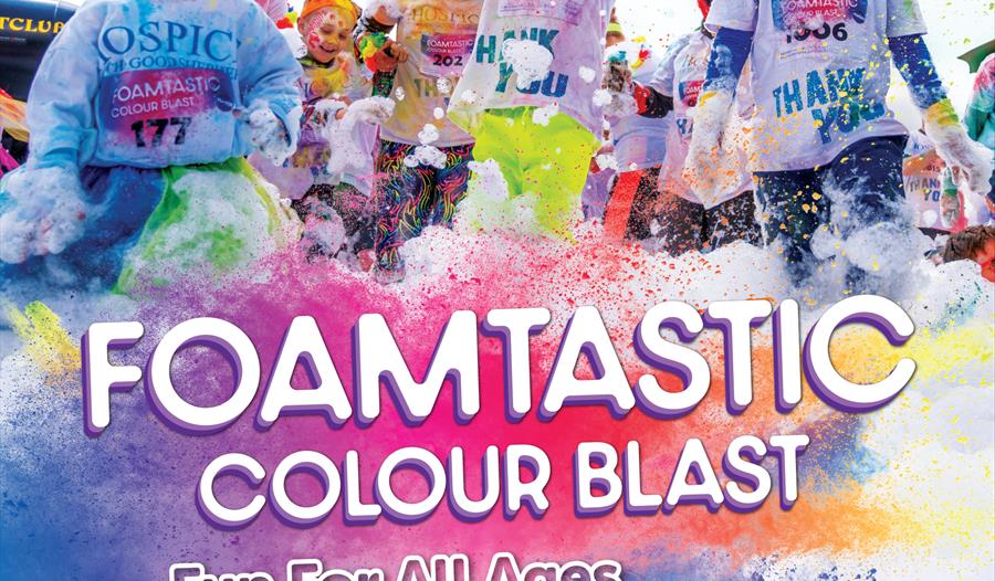 Fun run,Chester Racecourse,Foamtastic,colour blast,family fun,all ages