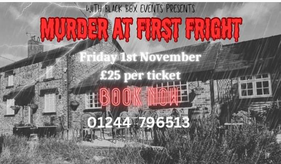 Halloween,murder mystery,evening,black box events,bumbury arms,cheshire