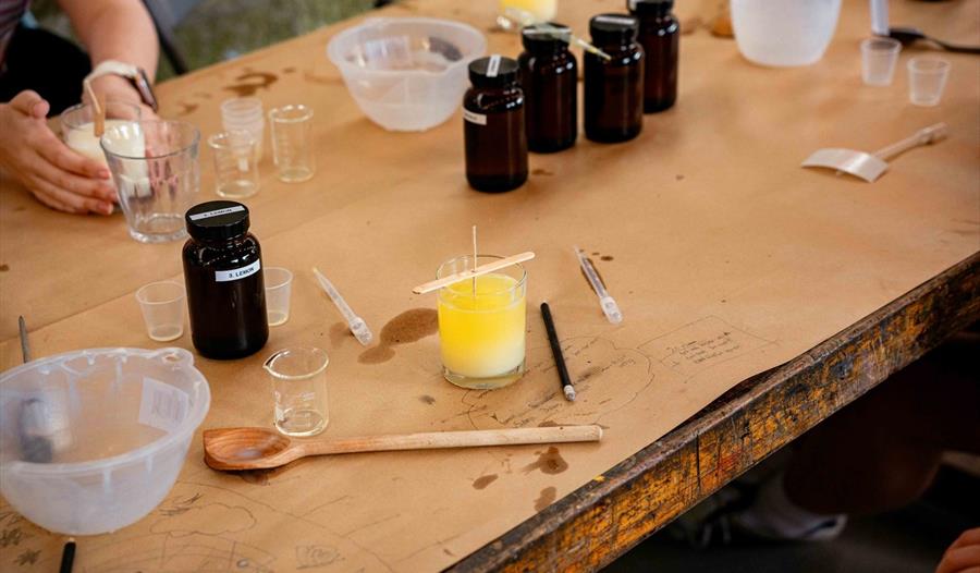 candle Making workshop,Hawarden Estate Farm Shop