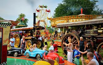 outdoor show, steam engines, tractors, family, event, summer show