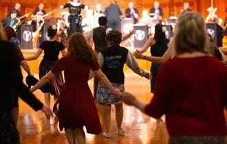 Swing music,dancing,chester town hall,