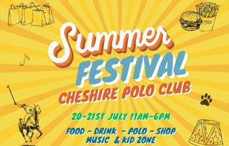 Cheshire polo club,summer festival,family fun,food & drink,games,polo,kid zone,music
