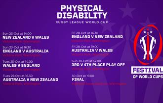 RLWC - Physical Disability Rugby League (PDRL) Showcase