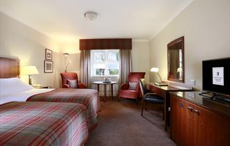 Classic Twin room at Portal Hotel, Cheshire