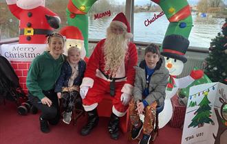 Santa Special,chester boat,boat trip,family fun