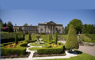 Tatton Park mansion from Italian Garden