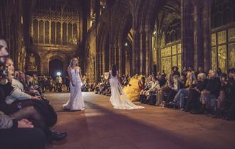 fashion week, fashion, Porsche, Chester Cathedral, event,