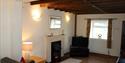 The lounge at Fir Tree Barn Cottages