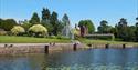 Capesthorne Hall & Gardens with exquisite gardens and a chain of 3 lakes