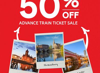 transport for wales,fifty percent off,deals,sale,train travel